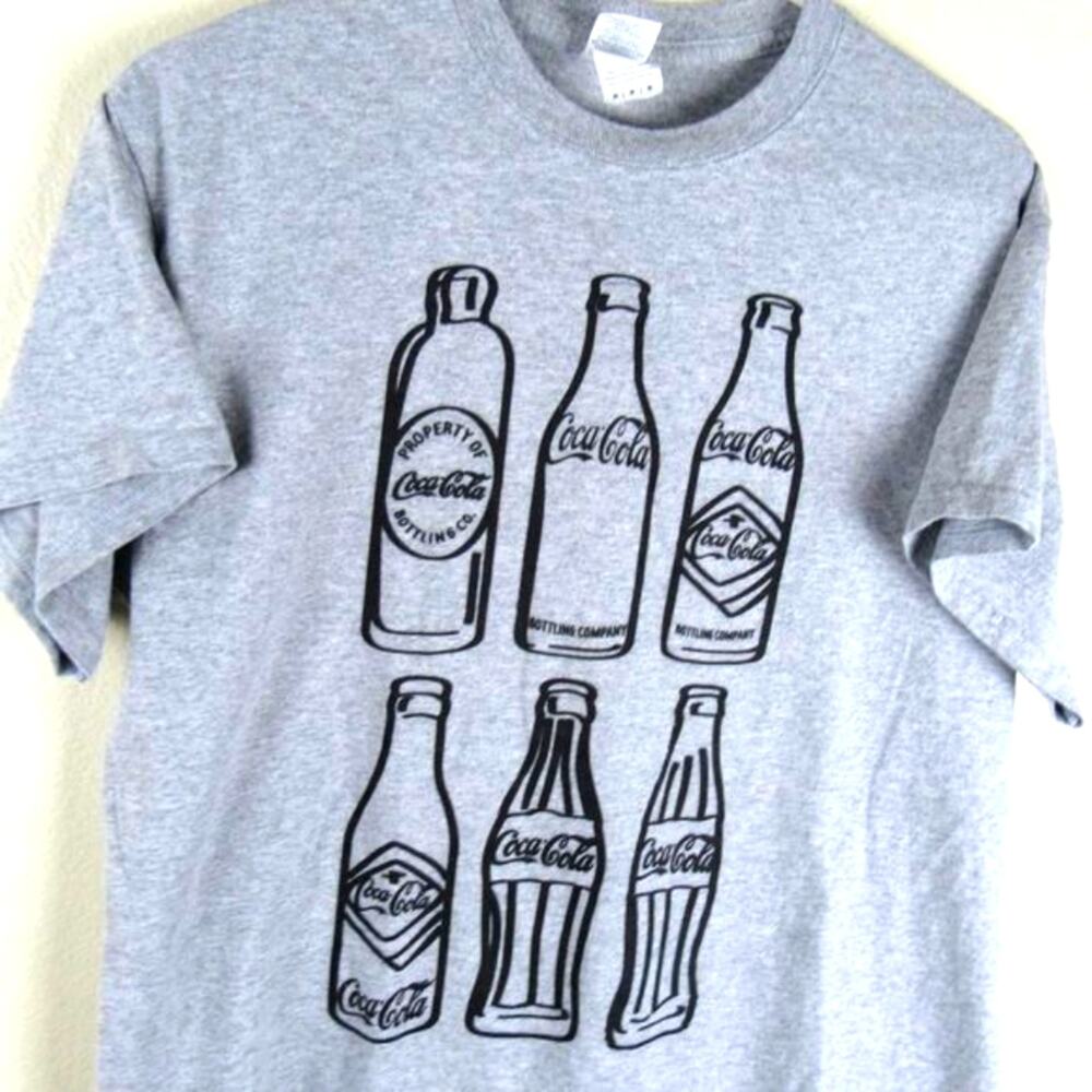 Vintage Coca Cola Bottle T Shirt Size Medium History